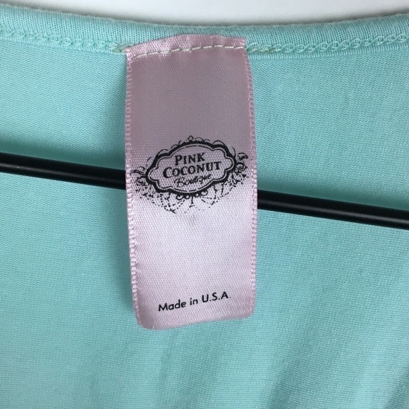 PINK COCONUT Boutique Plus Size Top Tunic Blouse Paisley Sheer Short Sleeve XXXL - Picture 7 of 10